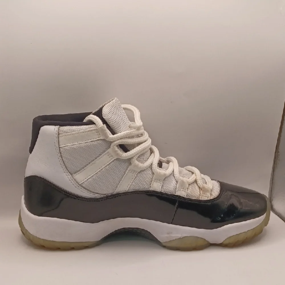 Pre-Owned Nike Air Jordan 11 Retro-White/Black Men Size 9.5US 378037100 - Picture 12 of 16